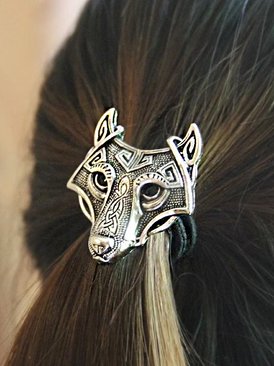 Ethnic Wind Wolf Pattern Hair Accessories Hair Ties Vintage Jewelry