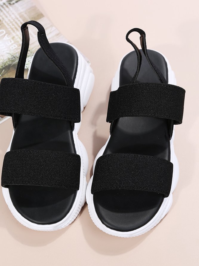Minimalist Slingback Strap Slip On Sport Sandals