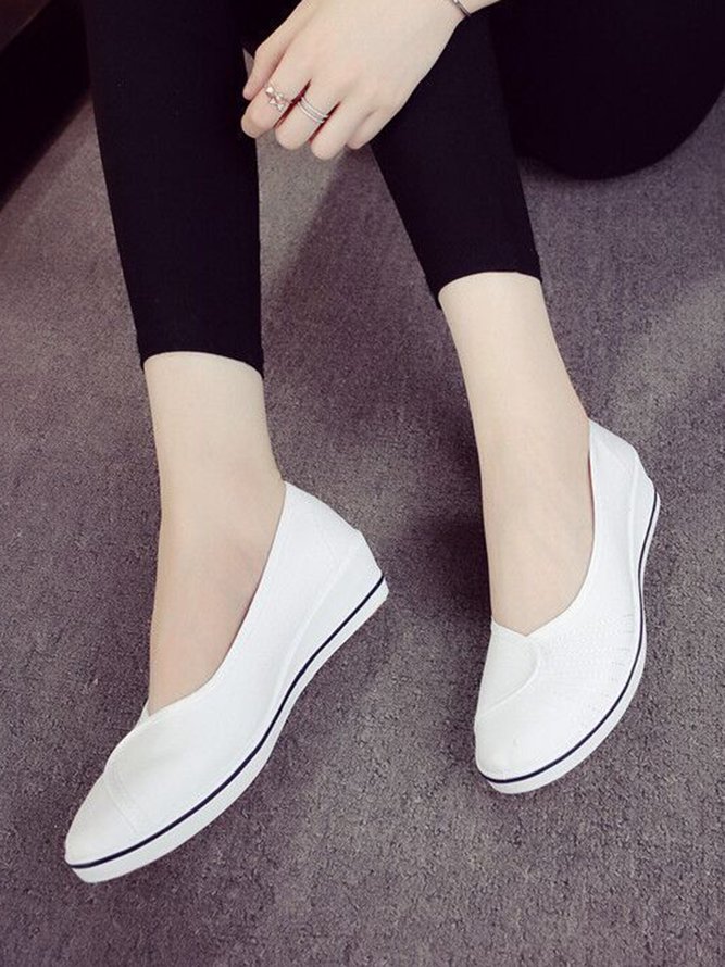 Comfortable Non-slip Hollow Lace Breathable Wedge Shoes
