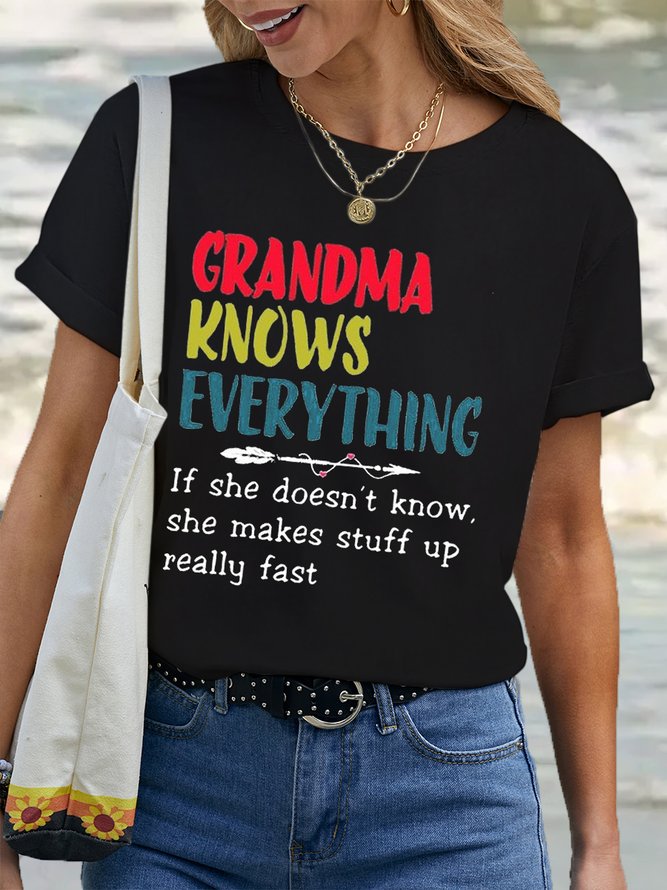 Grandma Knows Everything Women's T-Shirt