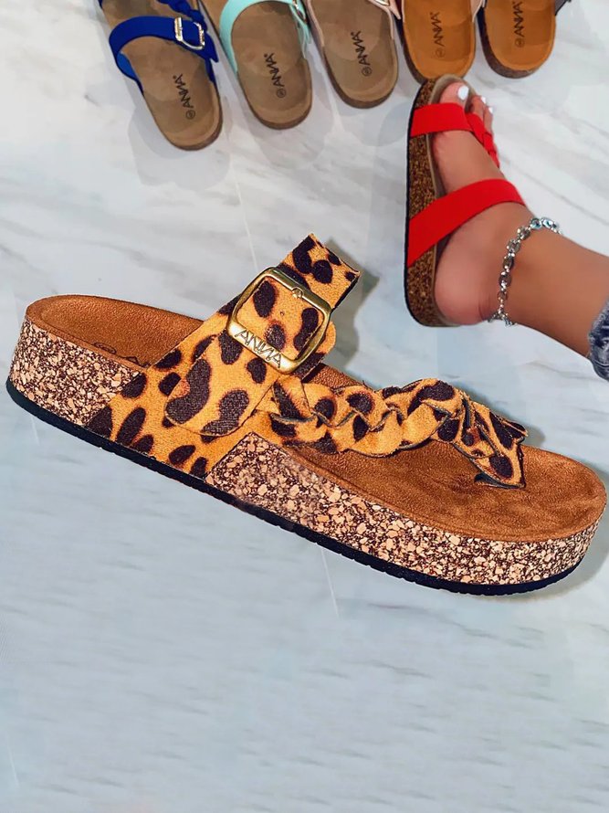 Casual Fashion Braided Slide Sandals