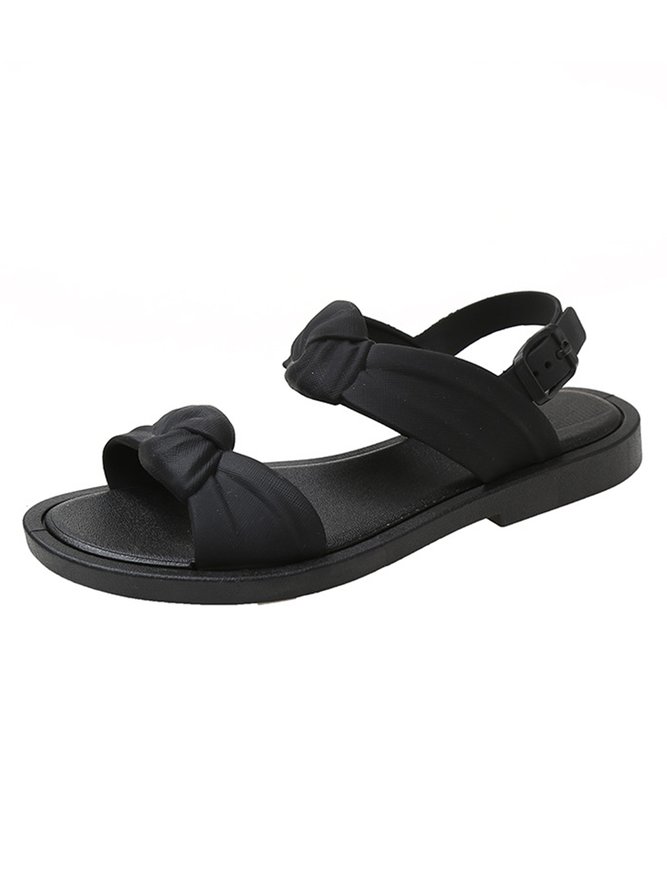 Knotted Straps Waterproof Sandals