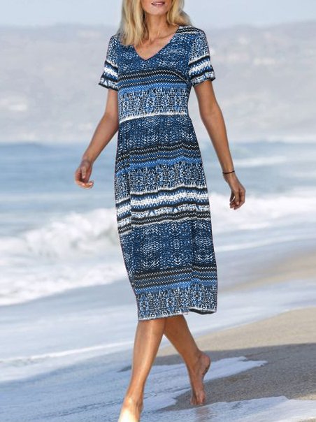 Vacation Knitted Loose Dress
