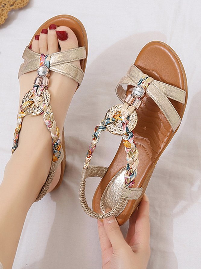 Comfort Soft Bohemian Wedge Sandals