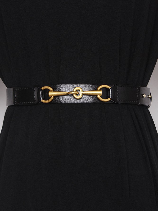Plain All Season Urban Daily PU Belts for Women