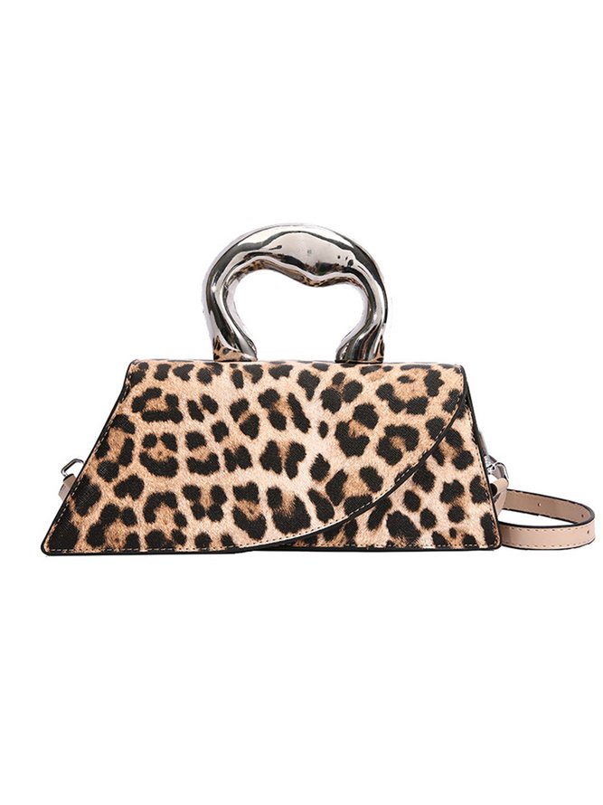 Women All Season Leopard Urban Polyester Magnetic Daily PU Novelty Shoulder Bags-image-16167497