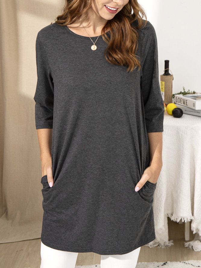 Linen Cotton Long Sleeve Tunic Women's Shirt Office Lady Midi Casual Loose Blouses Plus Size 3XL 