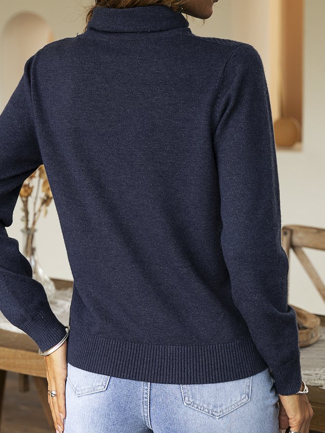 Vintage Plain Sweater