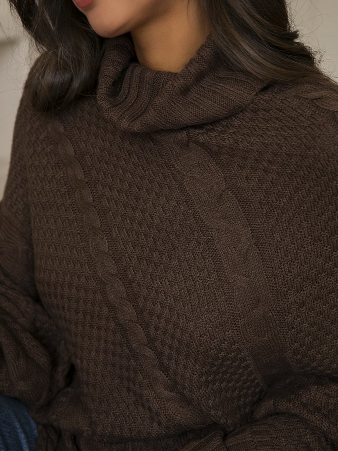 Brown Knitted Vintage Sweater