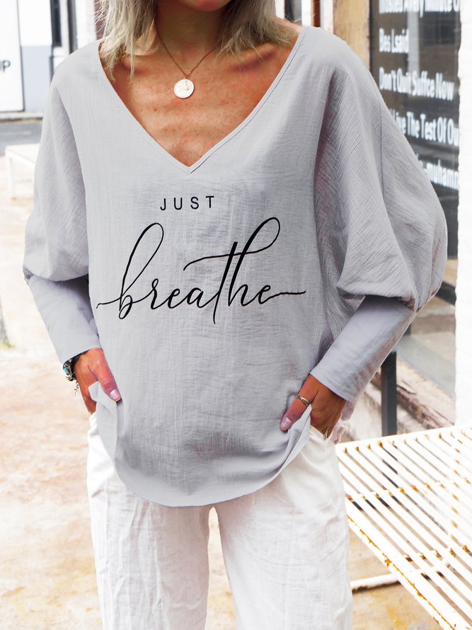 Just Breath Casual T-shirt