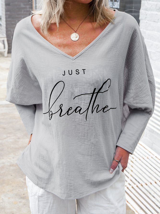 Just Breath Casual T-shirt
