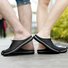 Big Size Hollow Out Breathable Open Heel Slip On Flat Casual Beach Sandals