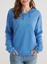 Women Plain Hoodie Regular Casual Sweatshirt