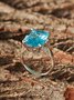Sapphire Zircon Ring