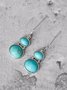 Vintage Simple Turquoise Earrings