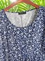 Floral Pockets Midi Dress