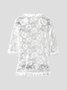 Breathable Casual Cute Jacket Short Sleeve Solid Color Floral Lace Wedding Knit Jacket Elegant Collarless Knit coat