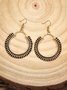 Boho Vintage Braided Hand Threaded Earrings