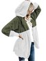 Womens Winter Hooded Fluffy Coat Fleece Fur Coats Outerwear