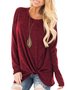 Long Sleeve Crew Neck Cotton Casual T-Shirts