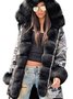 Winter Long Warm Thick Parka Faux Fur Hooded Coat
