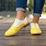 Color Block Oxford Shoes Casual PU Slip On Loafers