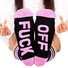 Funny Letter Printed Casual Cotton Stockings