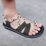 2018 Summer Handmade Breathable Bandage Beach Flat Sandals