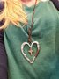 Women Heart Necklace Heart