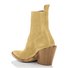 Yellow Casual Leather All Season Boots