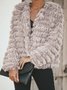 Shake It Off Faux Fur Pocketed Jacket Sweater Cardigan