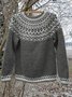 Soft Casual Round Neck Sweater