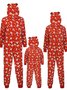 Christmas Red Hoodie  Long Sleeve Sleepwear