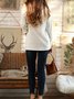 Off White Cotton Long Sleeve Blouse