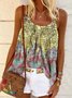 Floral Casual Chiffon Tops