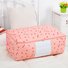 Foldable Storage Bag Foldable Clothes Organizer Clear Window & Carry Handles Great for Clothes Blankets Closets Bedrooms and More