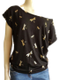 Casual Cotton-Blend Boat Neck T-shirt