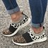 Leopard Flat Heel Dress Sneakers