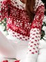Shift Christmas Snowman Casual Long Sleeve Sweater