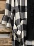 Black Cotton-Blend Long Sleeve Cardigan