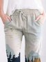 As Picture Casual Cotton Sports Pants