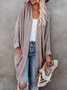 Casual Long Sleeve Daily Outerwear