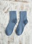 Plain Unisex Cotton Casual Underwear & Socks