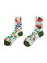 Unisex Breathable Floral Underwear & Socks