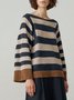 Acrylic Casual Long Sleeve Sweater