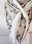 Plush warm retro elegant dandelion cotton scarf and shawl