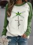 Animal Long Sleeve Floral-Print Casual Shirts & Tops