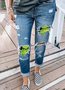 Grinch Ripped Jeans