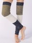 Autumn and winter woolen boot cover long tube over the knee pile yoga foot cover