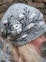 Embroidered Warm Animal Hat